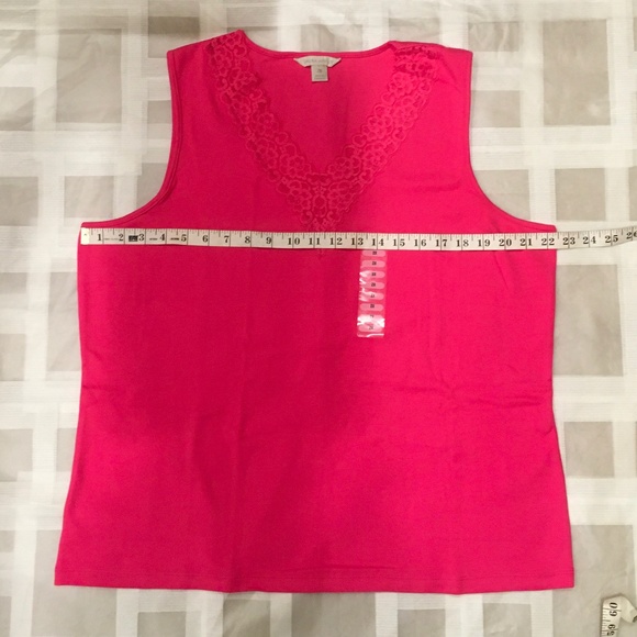❄️ 3/$15 ❄️ Laura Ashley NWOT Tank Top size 2X. - Picture 5 of 7